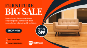 Rood Furniture Sale Twitter Post Template