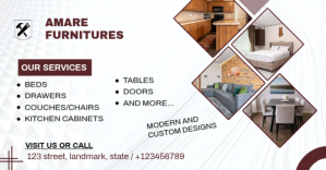 Furniture Banner Anúncio do Facebook template