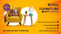 Furniture business card template