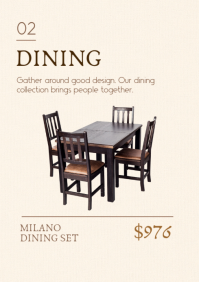 White Furniture Collection A4 Template - Page 3