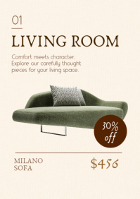 White Furniture Collection A4 Template - Page 2