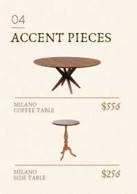 White Furniture Collection A4 Template - Page 5