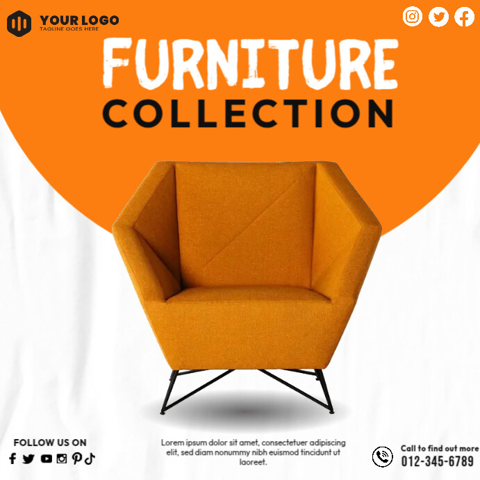 Furniture Collection Ads Template PosterMyWall