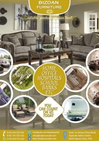 Furniture flyer A5 template