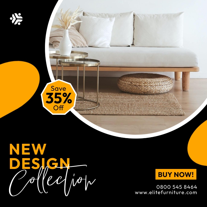 Furniture flyer Instagram Post template