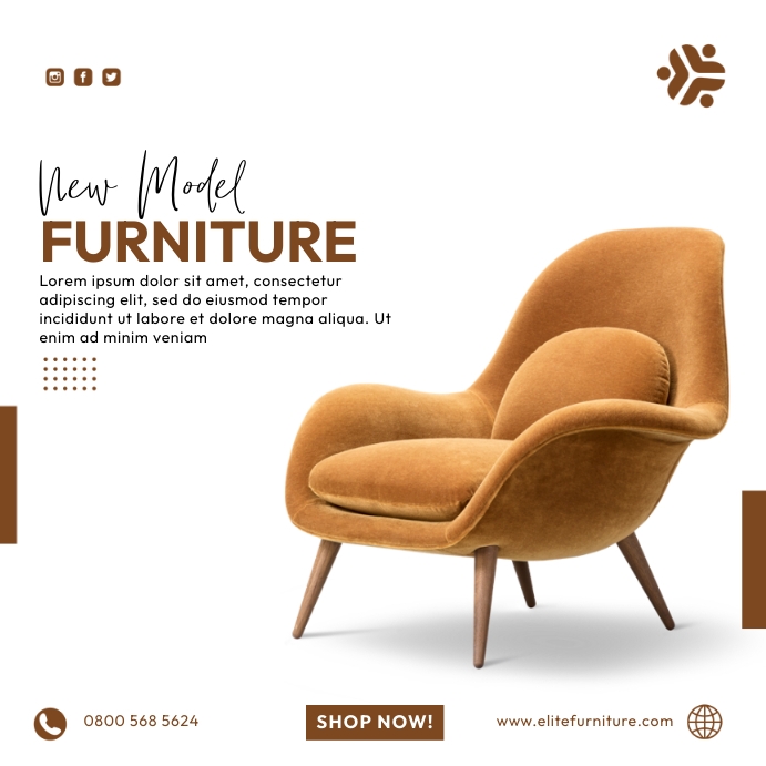 Furniture flyer Template PosterMyWall