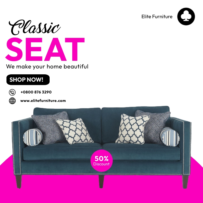 Furniture flyer Template PosterMyWall