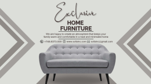 furniture for sale งานแสดงผลงานแบบดิจิทัล (16:9) template