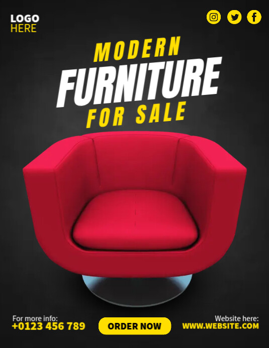 Furniture For Sale Template PosterMyWall