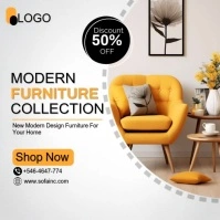 furniture for sale Instagram Post template