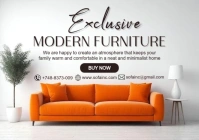furniture for sale A4 template