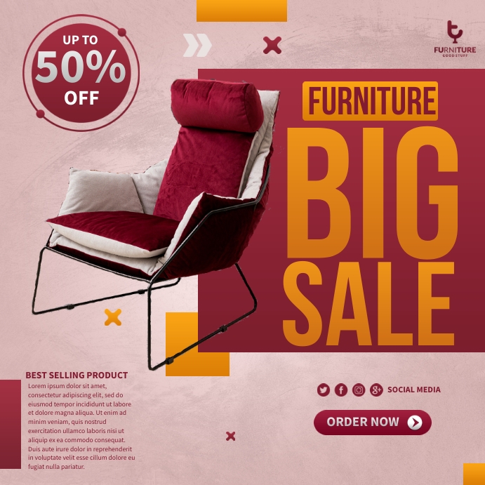 Furniture For Sale Template PosterMyWall