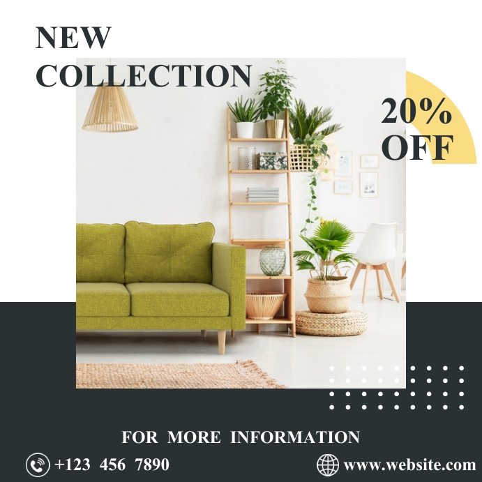 Instagram Furniture Rumah Templat PosterMyWall