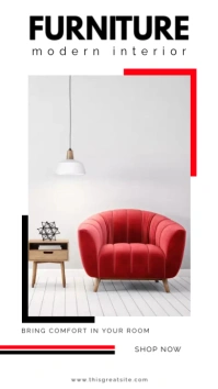Furniture Modern Interior Template Instagram Story