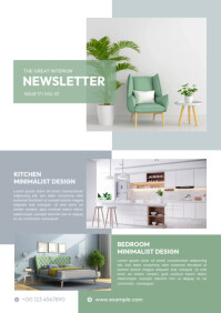 FURNITURE NEWSLETTER TEMPLATE | PosterMyWall