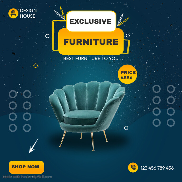 Copy of Furniture post template design | PosterMyWall