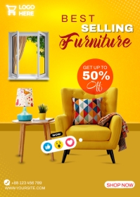 furniture retail banner template