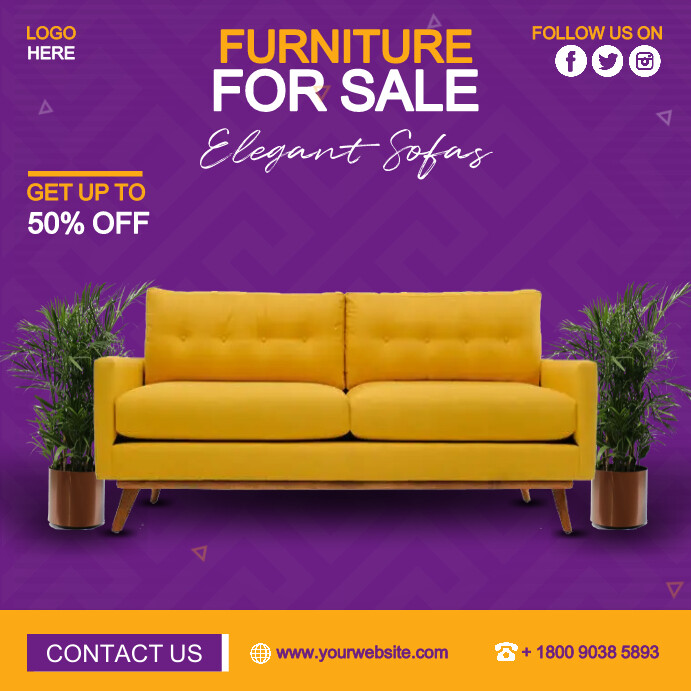 Furniture Sale ad template PosterMyWall
