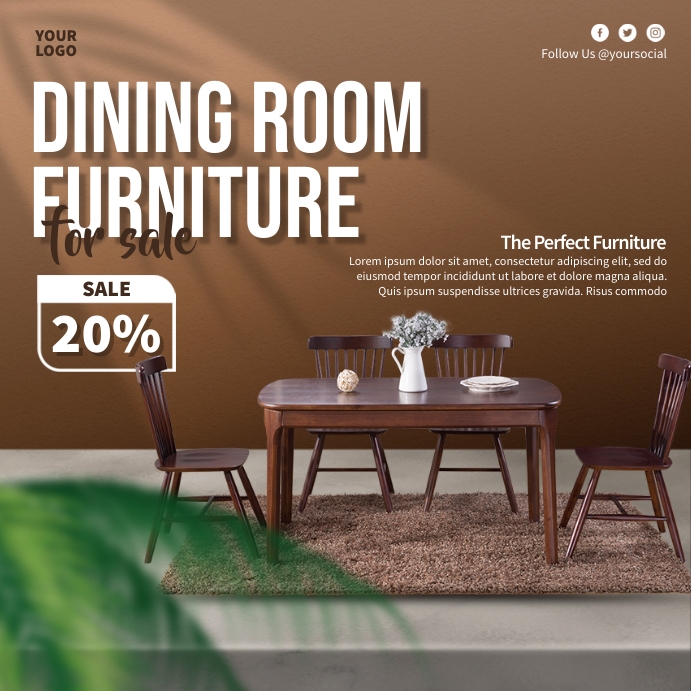 Furniture Sale Ads Template PosterMyWall
