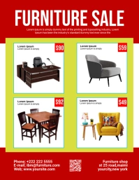 FURNITURE SALE Volante (Carta US) template