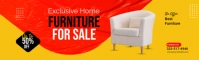 Furniture sale Image d'arrière plan LinkedIn template
