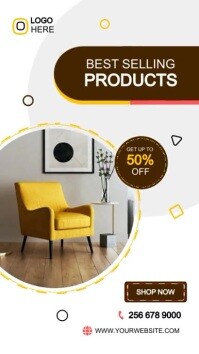 furniture sale Instagram Story template