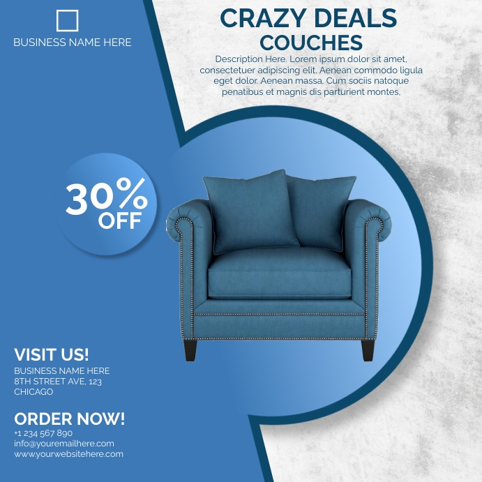 Copy of furniture sale | PosterMyWall