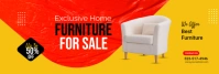 Furniture sale LinkedIn Banner template