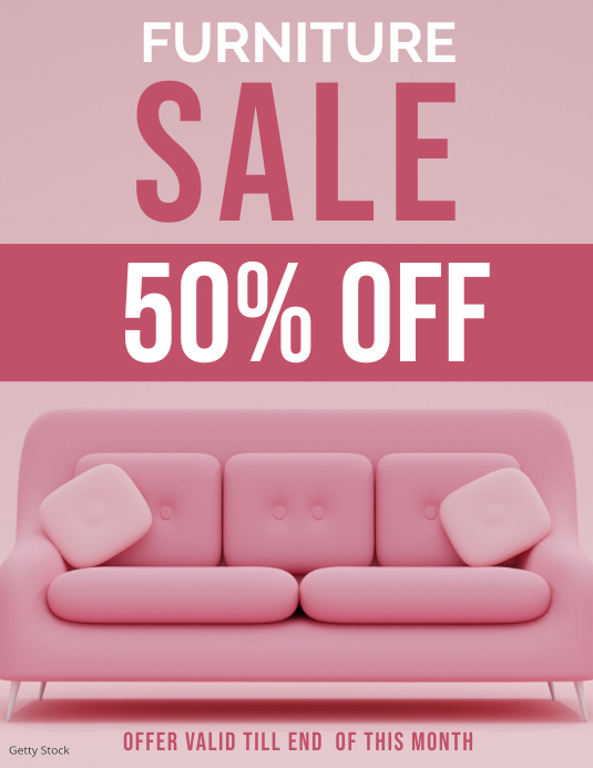furniture sale Template PosterMyWall