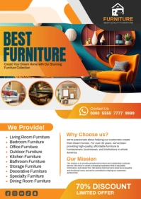 Furniture Sale Flyer A5 template