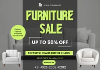 Furniture Sale Flyer Template A3