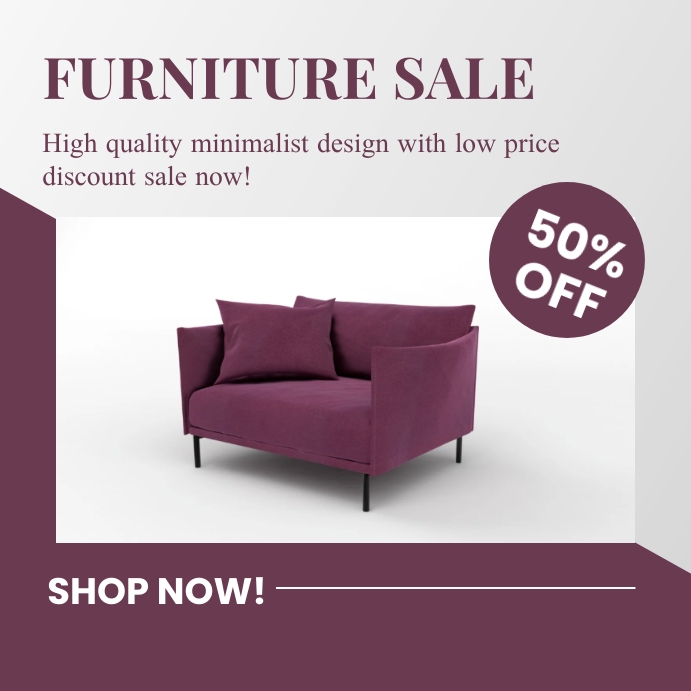 Furniture Sale Instagram Template PosterMyWall