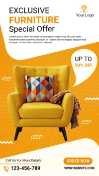 Furniture Sale Instagram Story template
