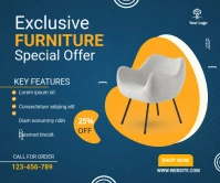 furniture sale Large Rectangle Groot Reghoek template