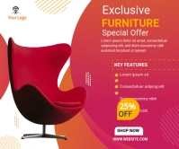 Furniture sale Large Rectangle Persegi Panjang Besar template