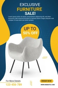 Furniture Sale video banner 4 X6 template