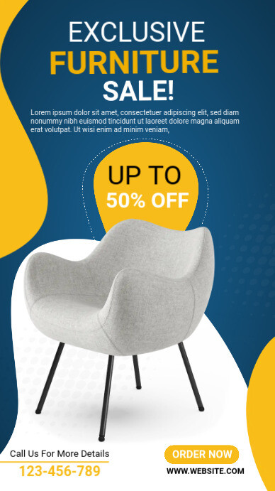 Furniture Sale whatsApp Status template