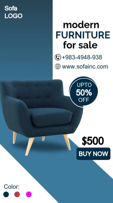 Furniture sales Reel do Instagram template