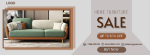Furniture sales Facebook Omslag Foto template