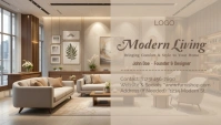 furniture shop Business Card template