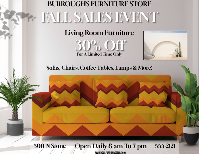FURNITURE STORE SALE Template PosterMyWall