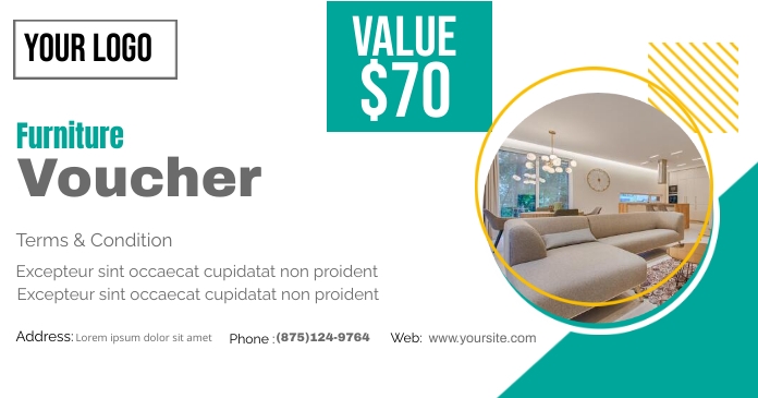 Copy of Furniture Voucher | PosterMyWall