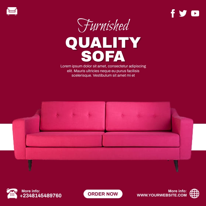 furniture14 Template | PosterMyWall
