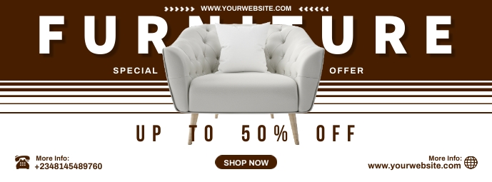 furniture18 Facebook-omslagfoto template