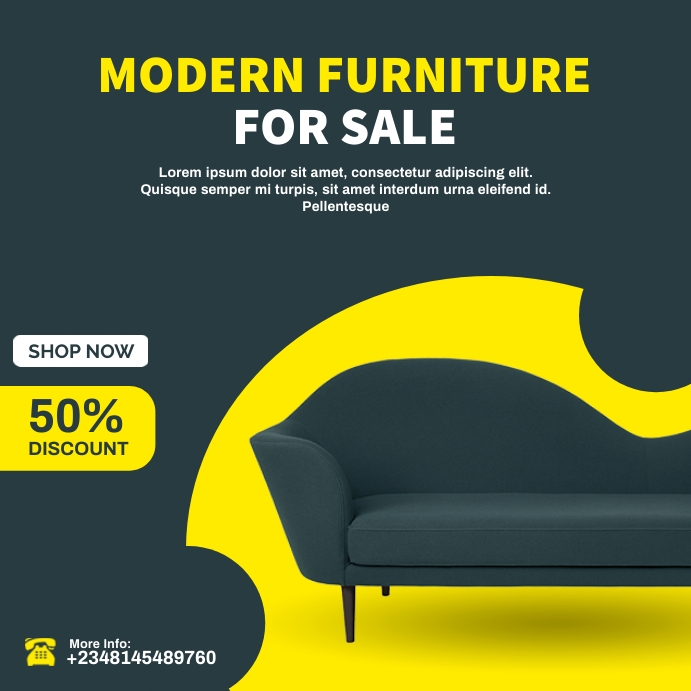 furniture18 Template | PosterMyWall