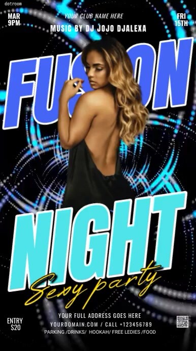 FUSION NIGHT SEXY PARTY Film TikTok template