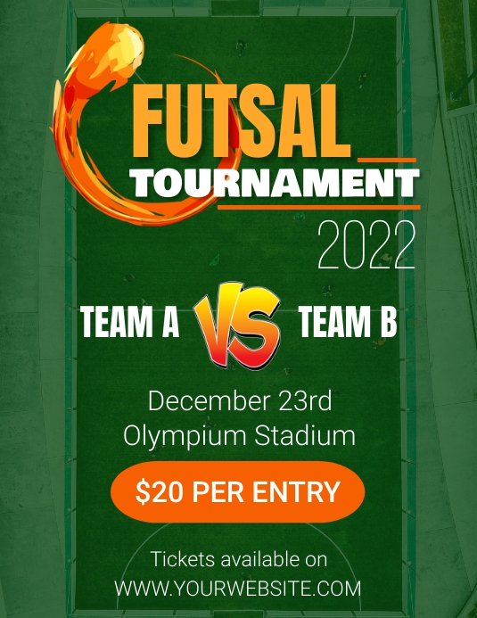 Copy of Futsal Tournament PosterMyWall