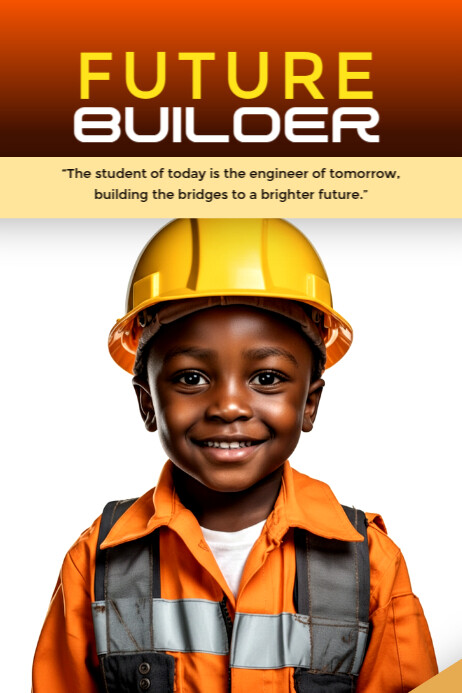Plantilla de Future builder, future, builder, engineer, site engineer ...