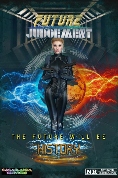 FUTURE JUDGEMENT Poster template