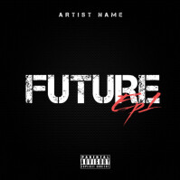 Black Future Mixtape Cover Album Cover Template | PosterMyWall
